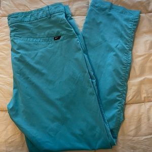 Mens blue Nike Dri-Fit golf pants